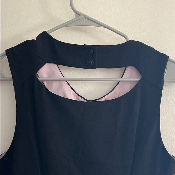 Anthropologie Black and Pink Mini Dress - Picture 8 of 9
